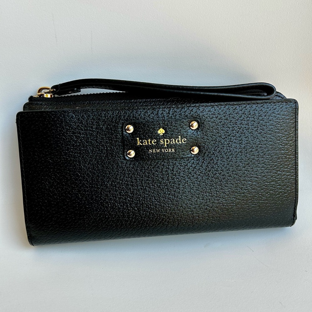 Kate Spade Grand Street Layton Wallet Leather Black